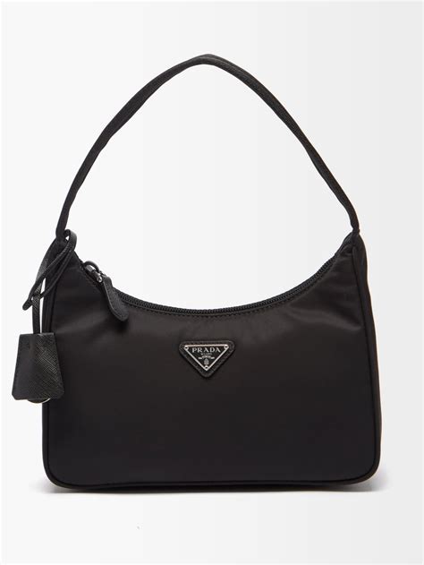 prada small nylon shoulder bag